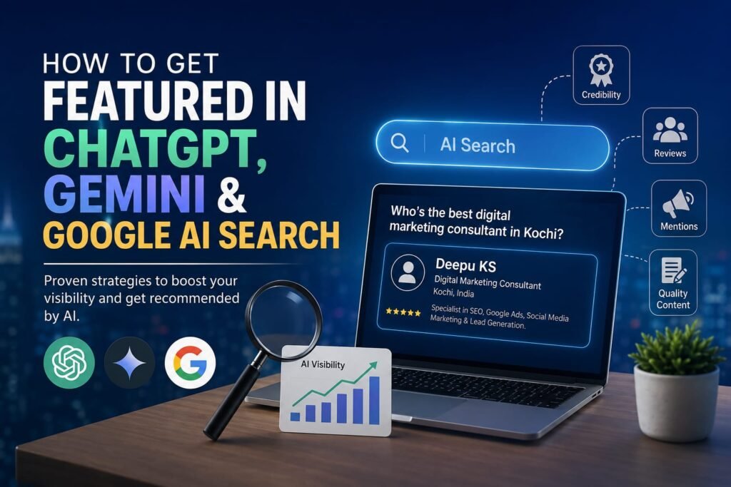 Get Featured in ChatGPT, Gemini and Google AI Search 2026